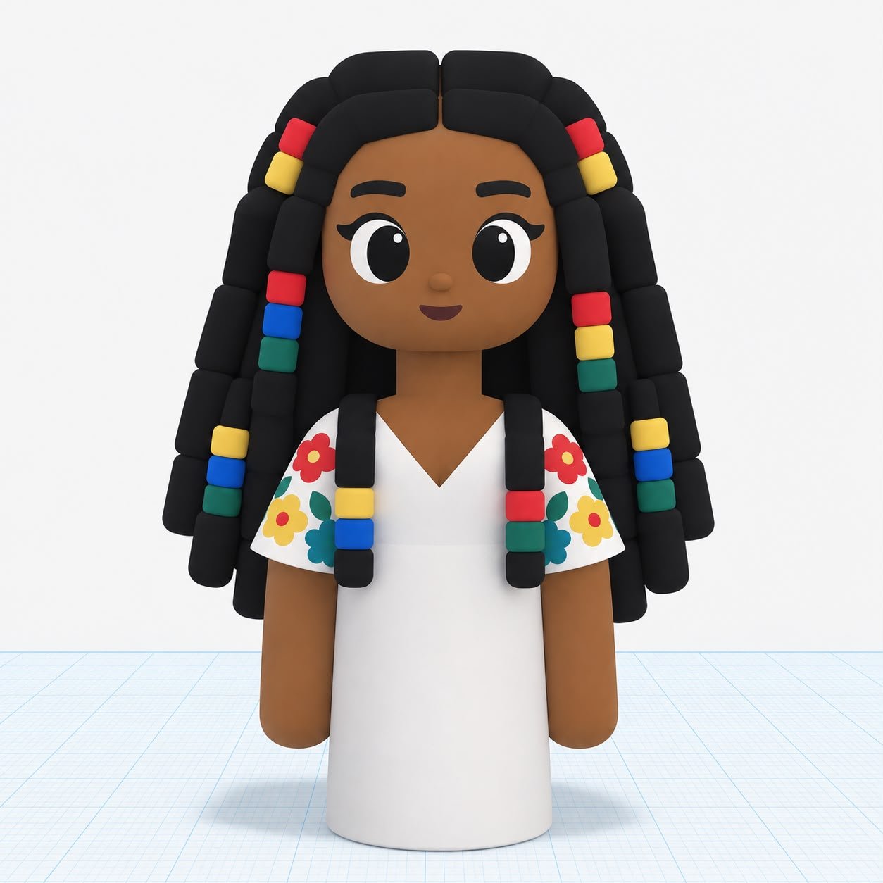 Personaje ilustrado de Policarpa Salavarrieta